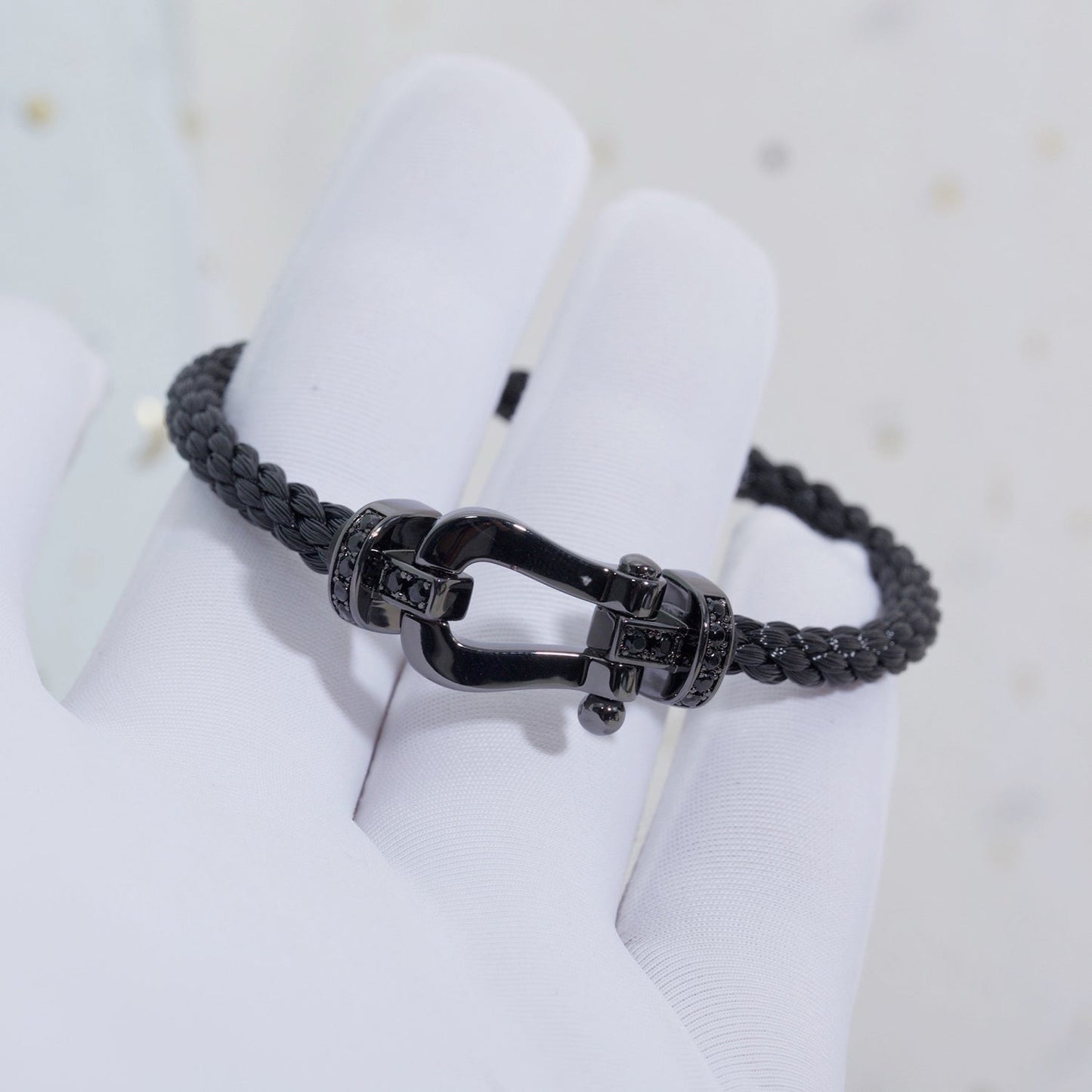 [Loran]FORCE LARGE SERIES BLACK SAMURAI BRACELET