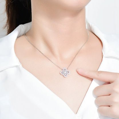 [Loran]LOOP NECKLACE FULL MOTIF DIAMOND 16MM MULTIPLE COLORS