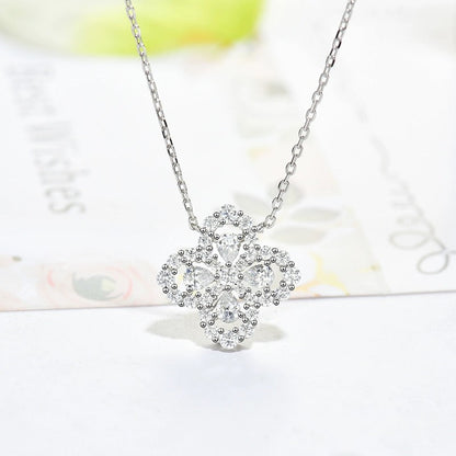 [Loran]LOOP NECKLACE FULL MOTIF DIAMOND 16MM MULTIPLE COLORS