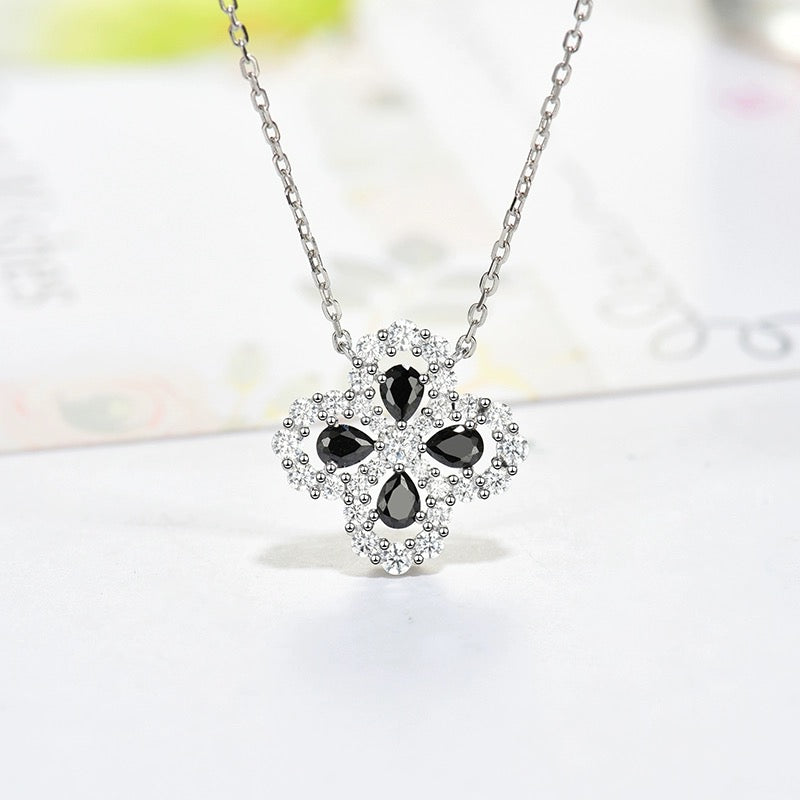 [Loran]LOOP NECKLACE FULL MOTIF DIAMOND 16MM MULTIPLE COLORS
