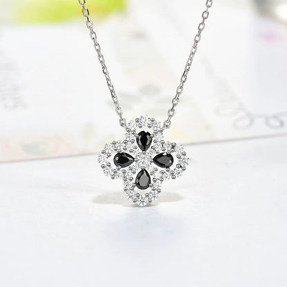 [Loran]LOOP NECKLACE FULL MOTIF DIAMOND 16MM MULTIPLE COLORS