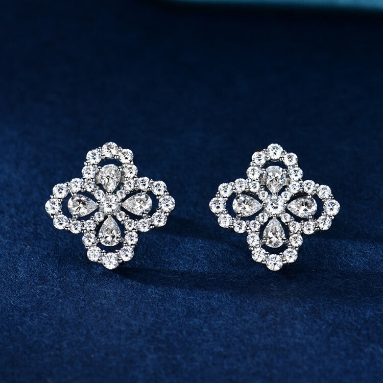 [Loran]LOOP EARRINGS FULL MOTIF DIAMOND 16MM