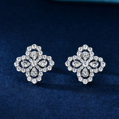 [Loran]LOOP EARRINGS FULL MOTIF DIAMOND 16MM