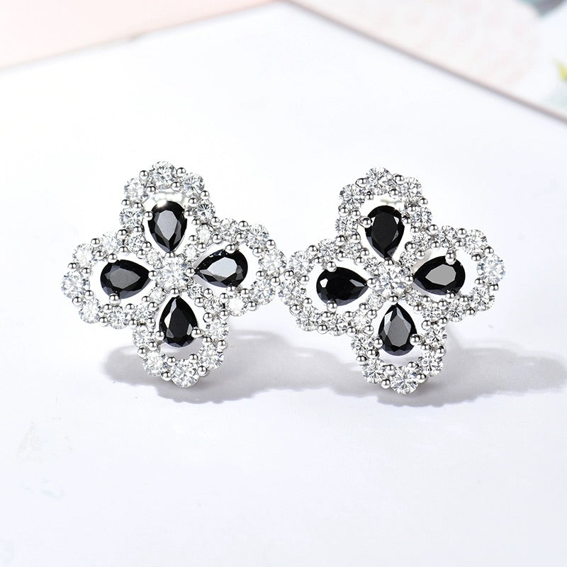 [Loran]LOOP EARRINGS FULL MOTIF DIAMOND 16MM