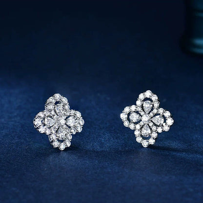 [Loran]LOOP EARRINGS FULL MOTIF DIAMOND 16MM