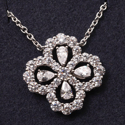 [Loran]LOOP NECKLACE FULL MOTIF DIAMOND 16MM MULTIPLE COLORS