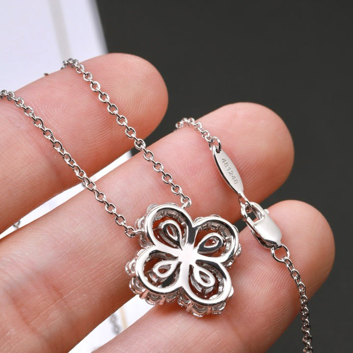 [Loran]LOOP NECKLACE FULL MOTIF DIAMOND 16MM MULTIPLE COLORS