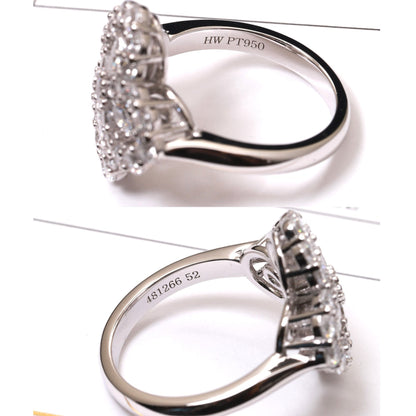[Loran]LOOP RING FULL MOTIF DIAMOND 16MM SILVE