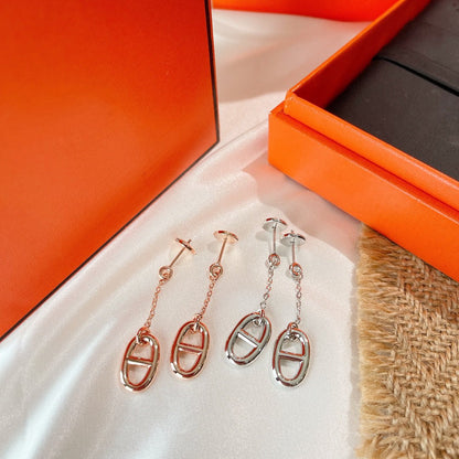 [Loran]CHAINE TASSEL EARRINGS