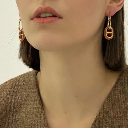 [Loran]HM O'MAILLON GOLD EARRINGS