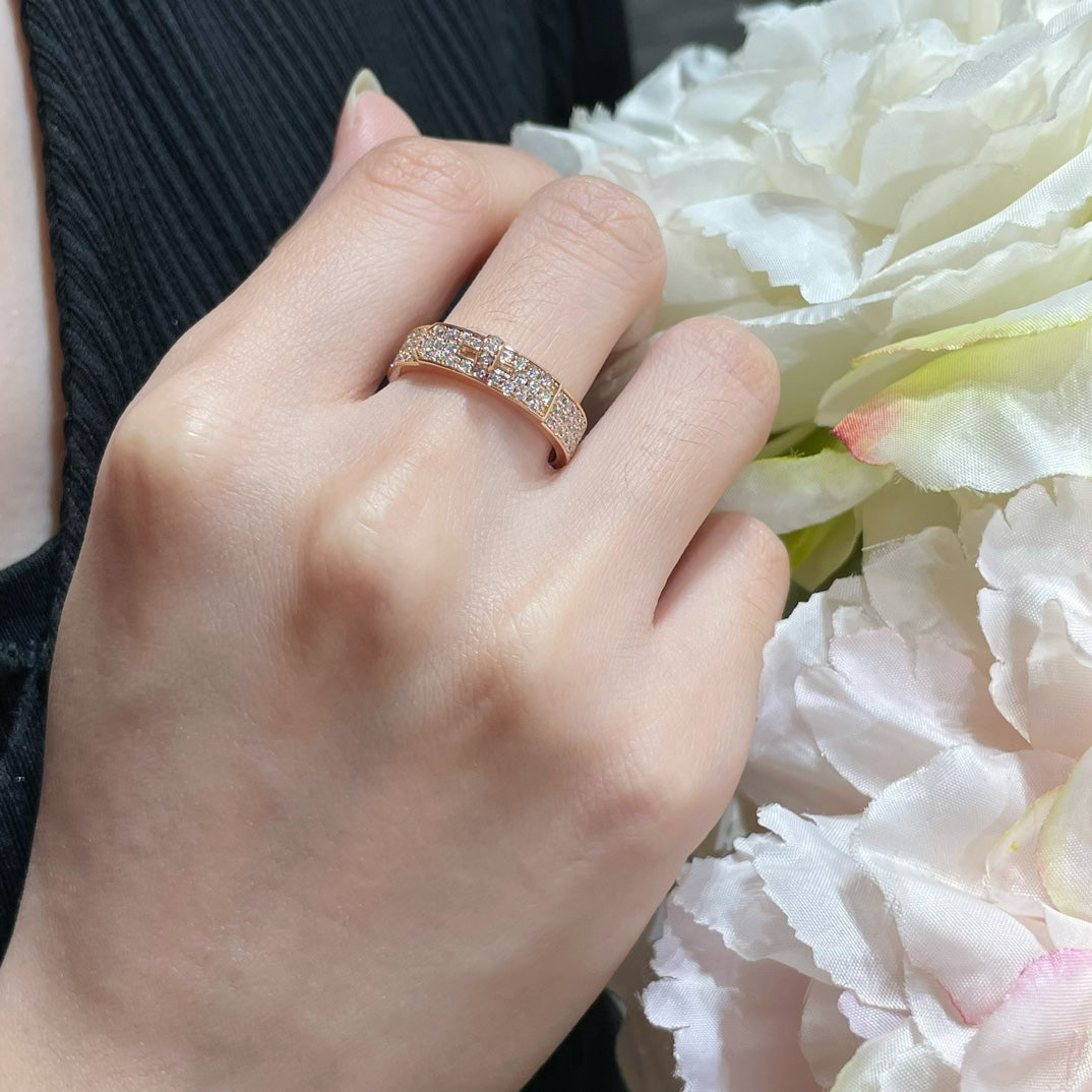 [Loran]KELLY ROSE GOLD DIAMOND RING