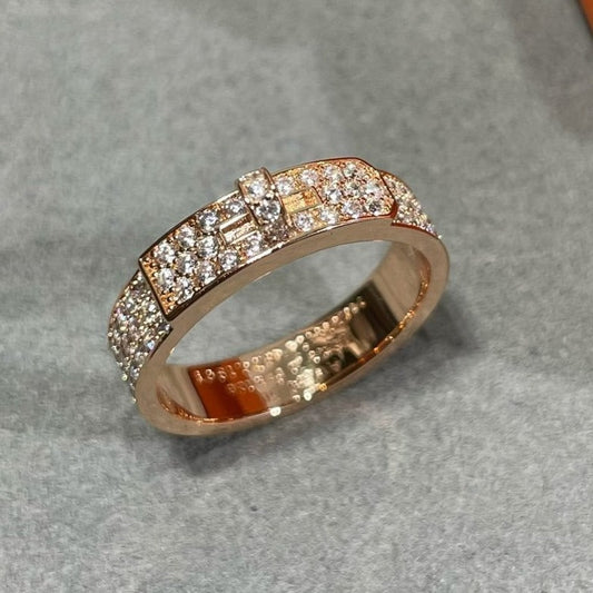 [Loran]KELLY ROSE GOLD DIAMOND RING