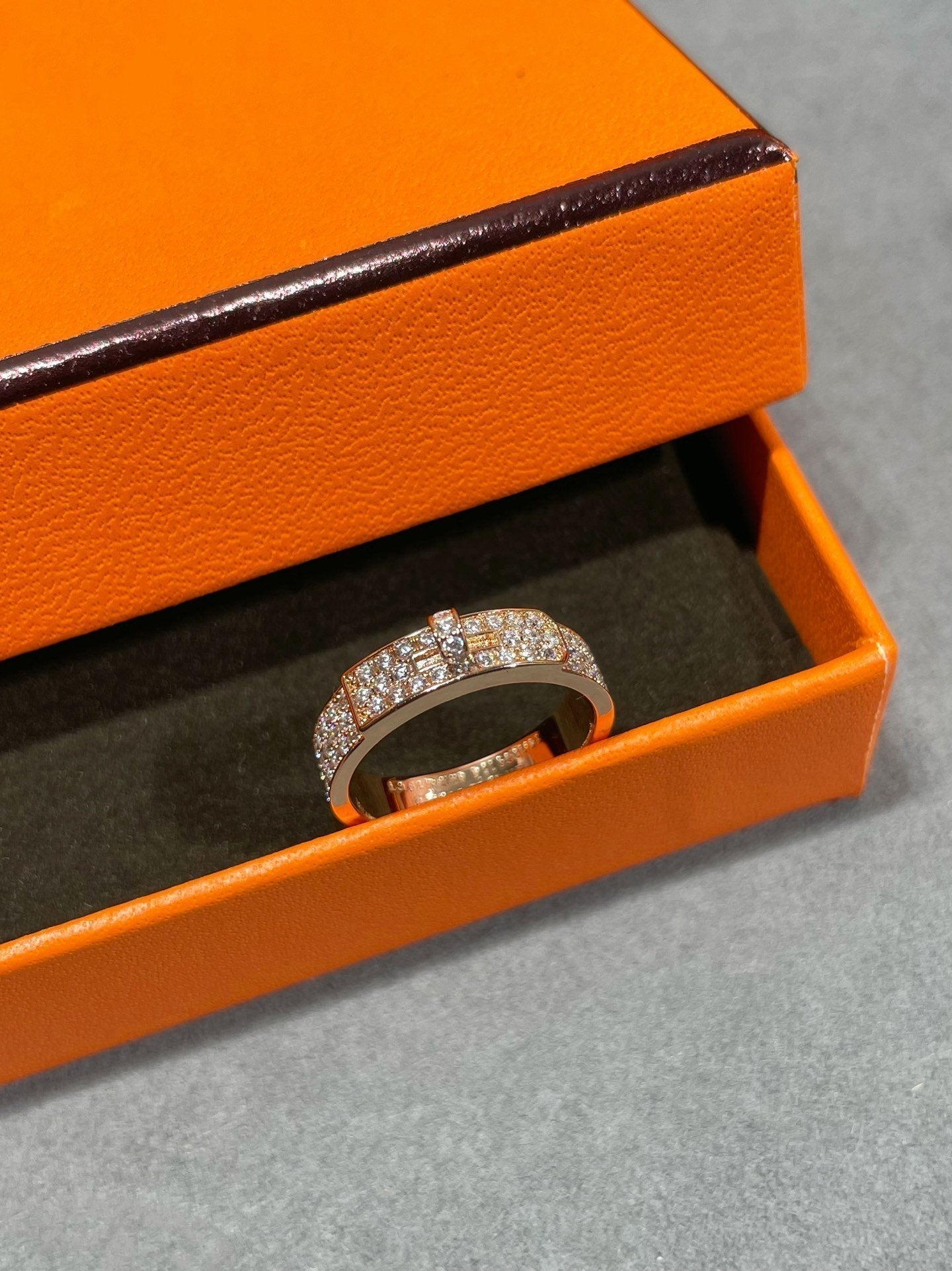 [Loran]KELLY ROSE GOLD DIAMOND RING