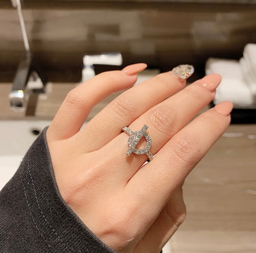 [Loran]ECHAPPEE RING SILVER DIAMOND