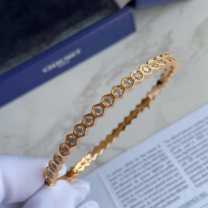 [Loran]BEE LOVE GOLD BRACELET FULL DIAMOND