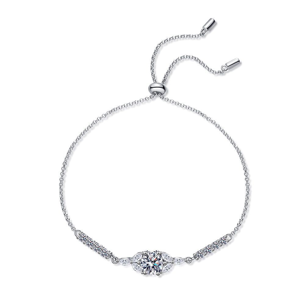 [Loran]BLOOMING STAR-FLOWER MOISSANITE BRACELET