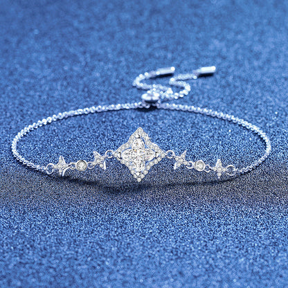 [Loran]MARQUISE-CLOVER MOISSANITE BRACELET