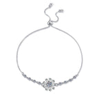 [Loran]RADIANT ICY CRYSTAL SUNFLOWER MOISSANITE BRACELET
