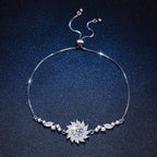 [Loran]RADIANT SUNFLOWER MOISSANITE BRACELET