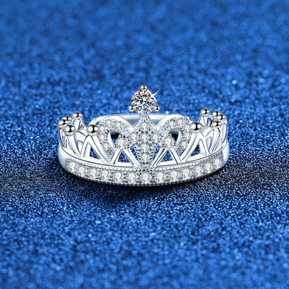 [Loran]DREAMY CROWN MOISSANITE RING - 1.2CT ELEGANT PRINCESS STYLE