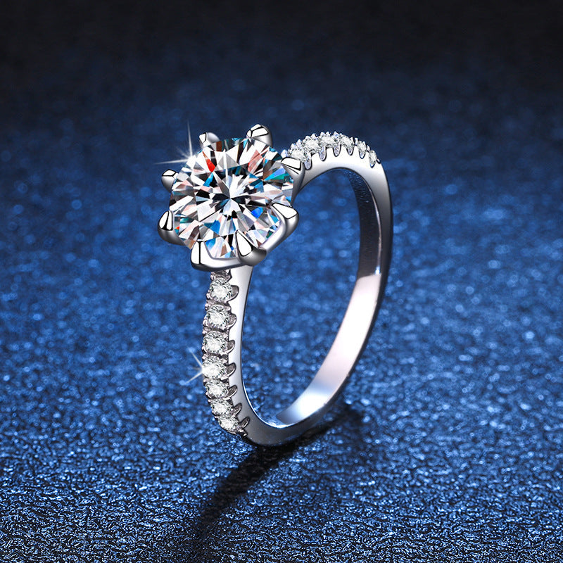 [Loran]BOLD TIGER CLAW MOISSANITE ENGAGEMENT RING