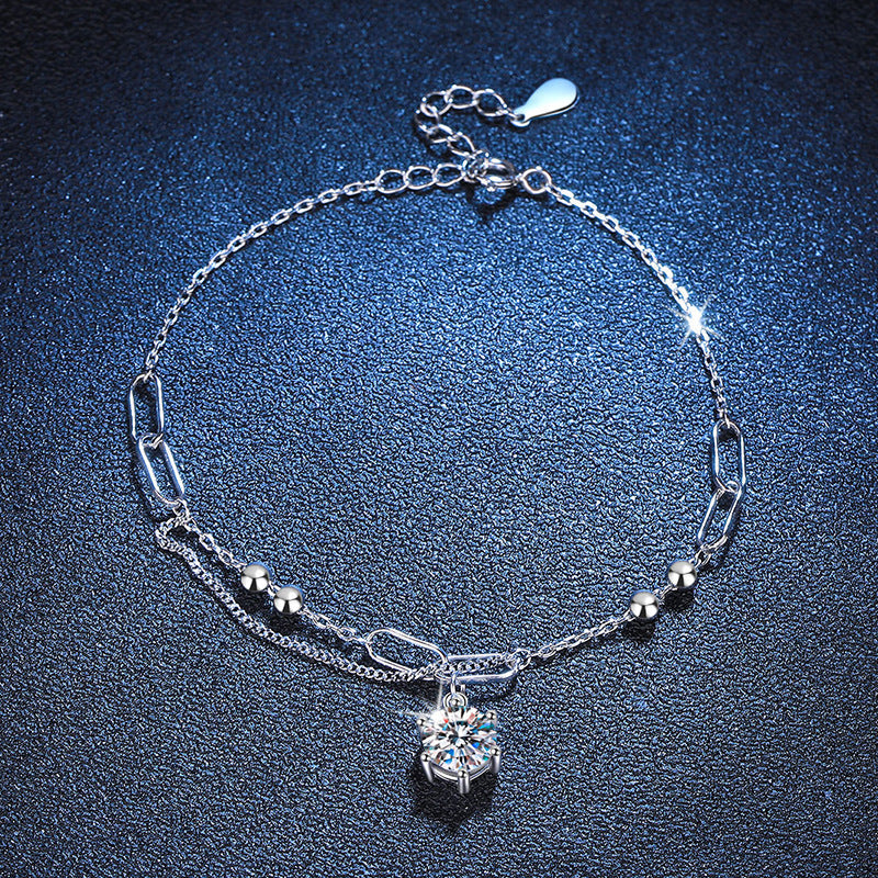 [Loran]CLASSIC SOLITAIRE MOISSANITE BRACELET