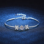[Loran]ELEGANT BOW-KNOT MOISSANITE BRACELET
