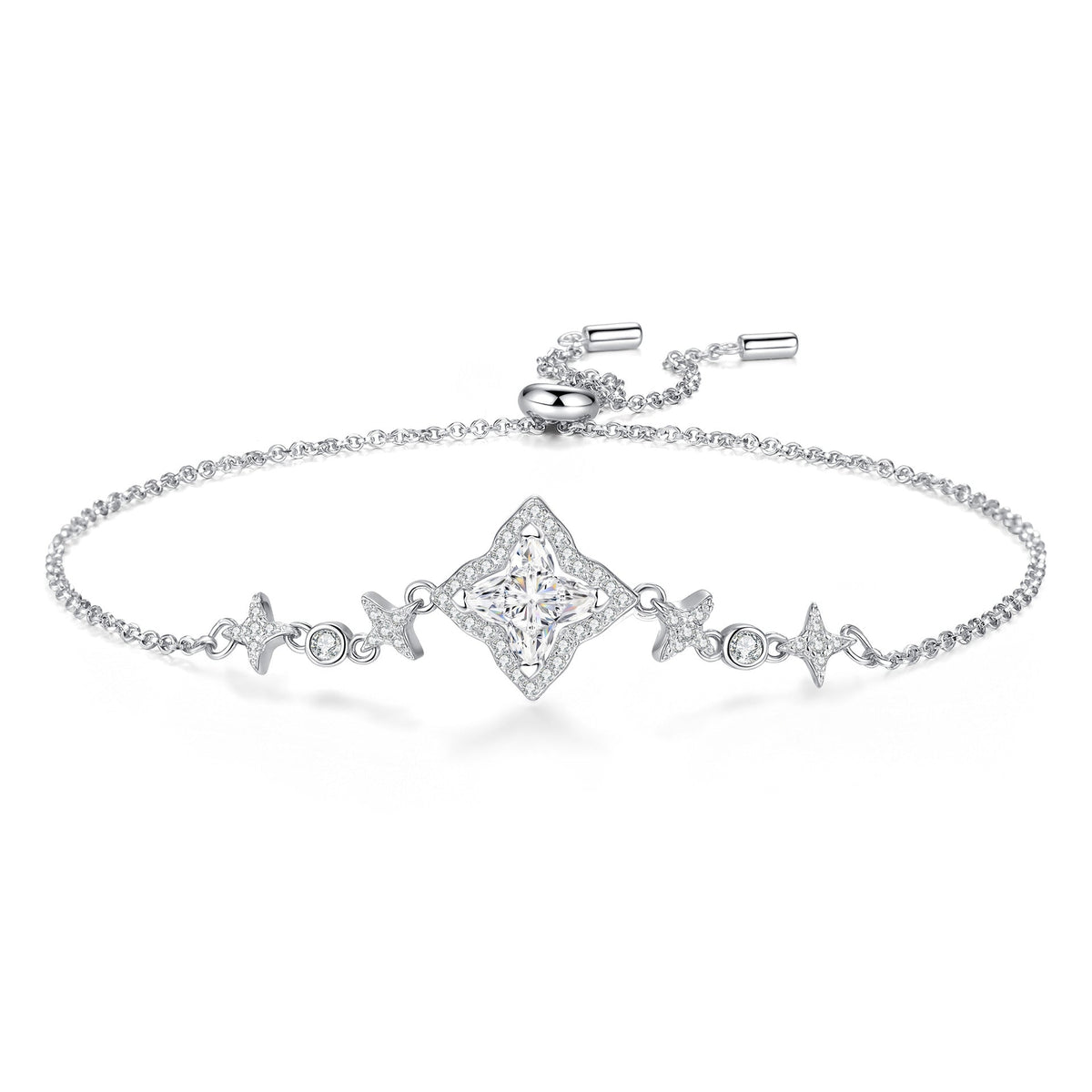 [Loran]MARQUISE-CLOVER MOISSANITE BRACELET