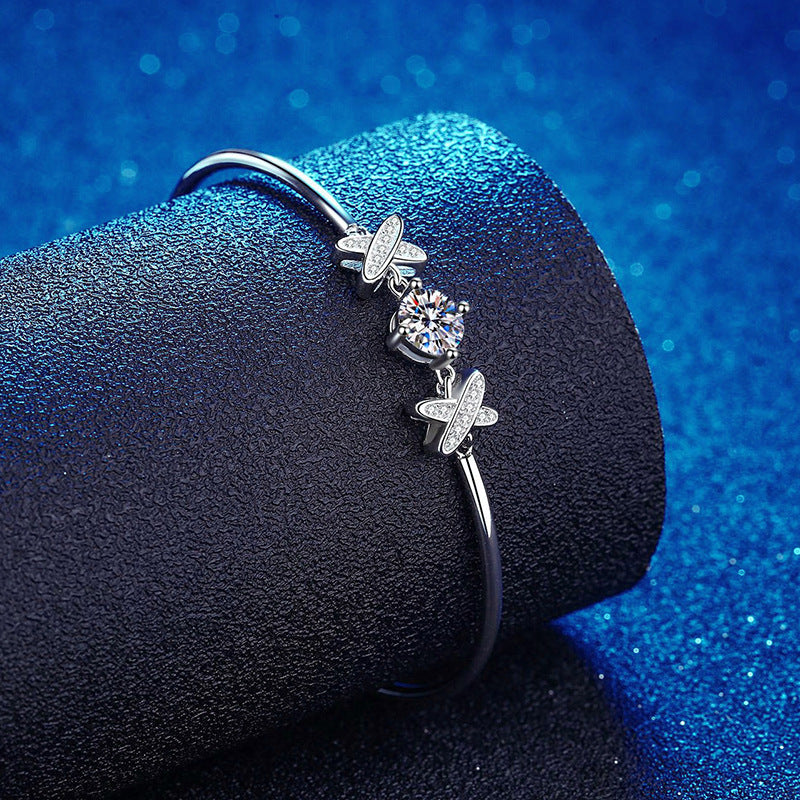 [Loran]ELEGANT BOW-KNOT MOISSANITE BRACELET