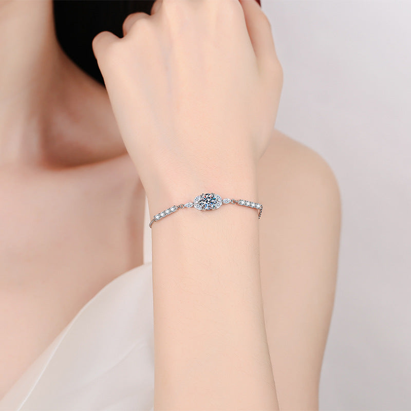 [Loran]BLOOMING STAR-FLOWER MOISSANITE BRACELET