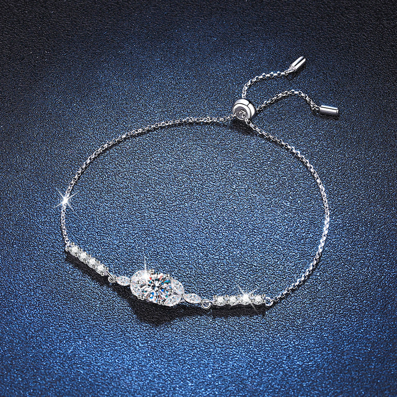 [Loran]BLOOMING STAR-FLOWER MOISSANITE BRACELET