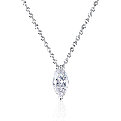 [Loran]SOPHISTICATED MARQUISE-CUT MOISSANITE PENDANT NECKLACE