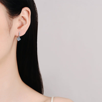 [Loran]DYNAMIC TASSEL MOISSANITE DROP EARRINGS