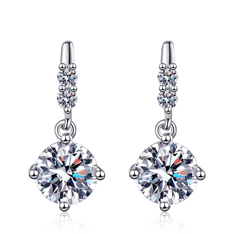 [Loran]DYNAMIC TASSEL MOISSANITE DROP EARRINGS