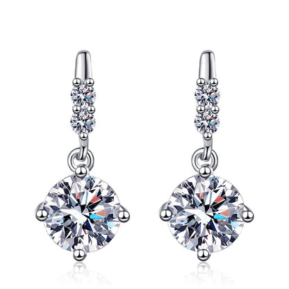 [Loran]DYNAMIC TASSEL MOISSANITE DROP EARRINGS
