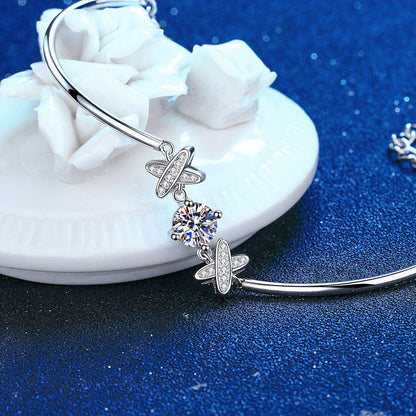 [Loran]ELEGANT BOW-KNOT MOISSANITE BRACELET