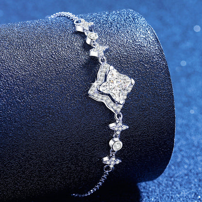 [Loran]MARQUISE-CLOVER MOISSANITE BRACELET