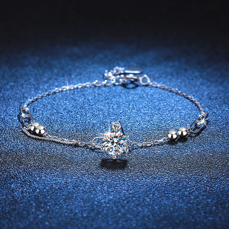 [Loran]CLASSIC SOLITAIRE MOISSANITE BRACELET