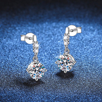 [Loran]DYNAMIC TASSEL MOISSANITE DROP EARRINGS