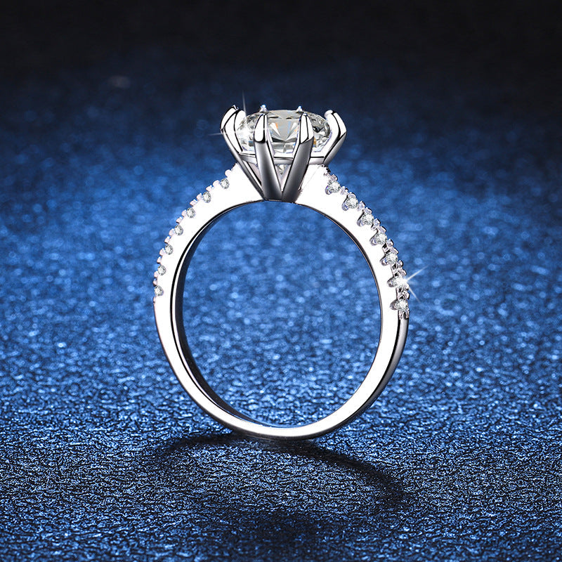 [Loran]BOLD TIGER CLAW MOISSANITE ENGAGEMENT RING