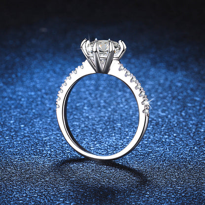 [Loran]BOLD TIGER CLAW MOISSANITE ENGAGEMENT RING