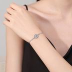 [Loran]RADIANT ICY CRYSTAL SUNFLOWER MOISSANITE BRACELET