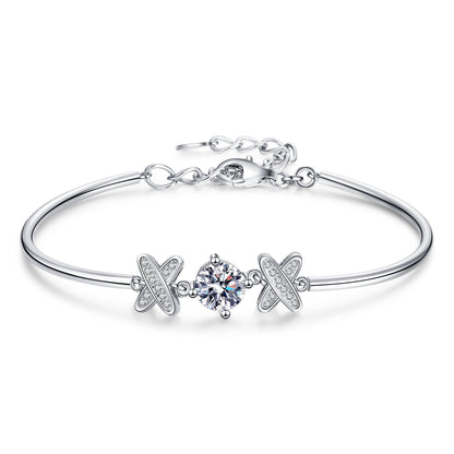 [Loran]ELEGANT BOW-KNOT MOISSANITE BRACELET