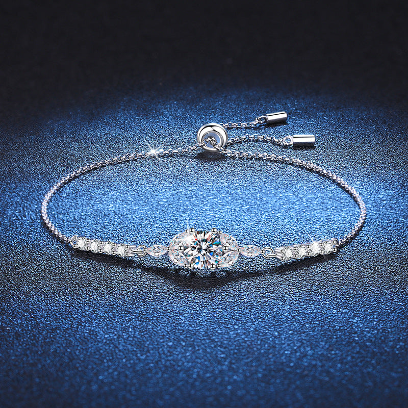 [Loran]BLOOMING STAR-FLOWER MOISSANITE BRACELET