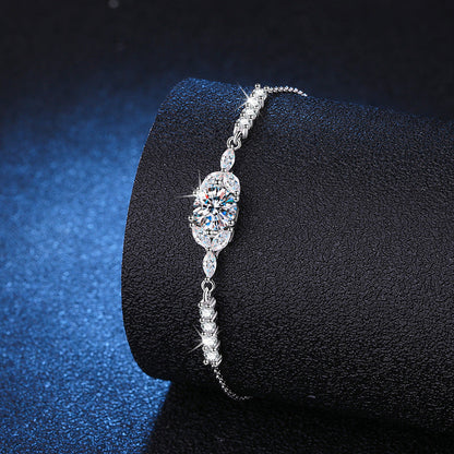 [Loran]BLOOMING STAR-FLOWER MOISSANITE BRACELET
