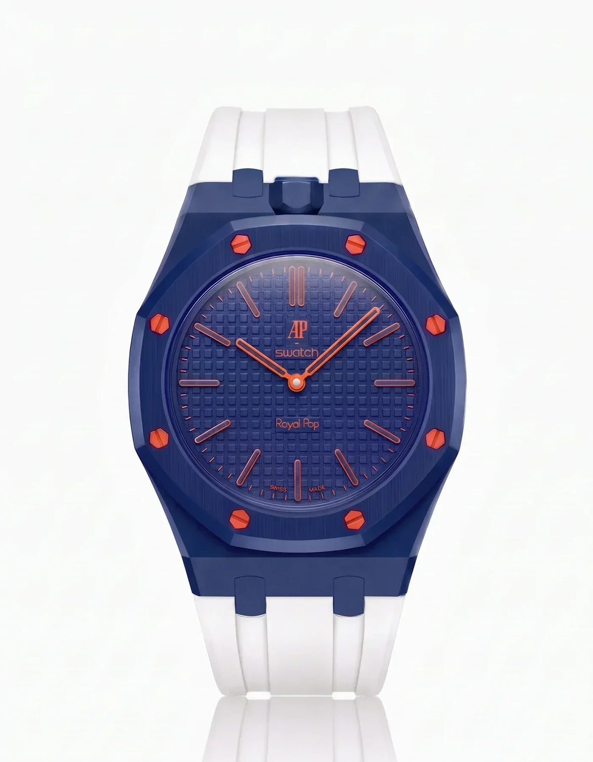 Silicone Strap & Case  Royal Pop Orenji Hachi(Customize  Colors)