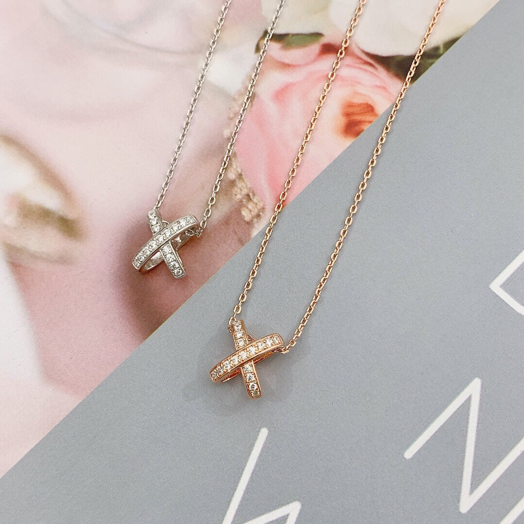 [Loran]JEUX DE DIAMOND NECKLACE