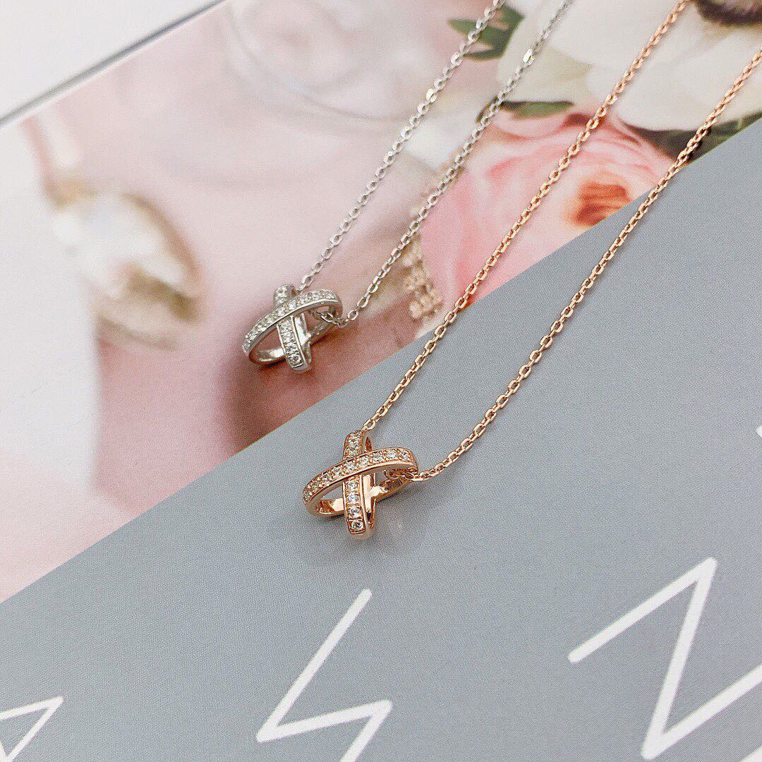 [Loran]JEUX DE DIAMOND NECKLACE