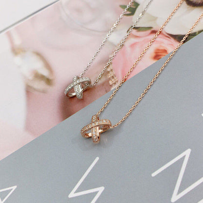 [Loran]JEUX DE DIAMOND NECKLACE