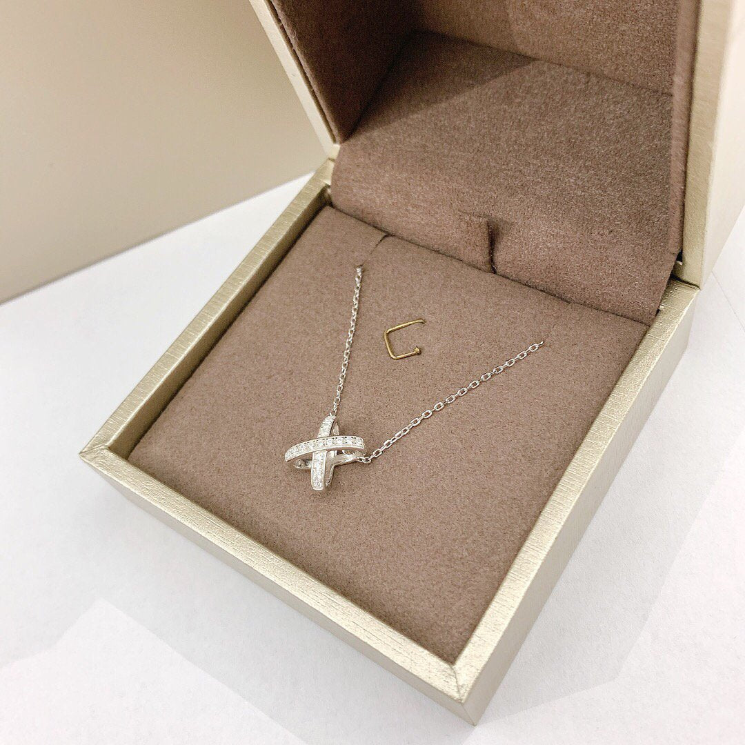 [Loran]JEUX DE DIAMOND NECKLACE